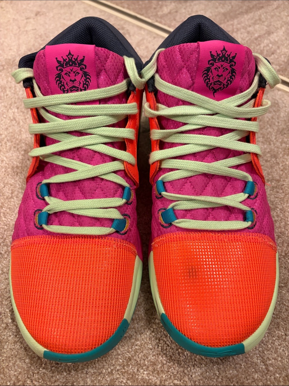 LeBron James “Witness” - Colorful High Top Sneakers with Lion Crest